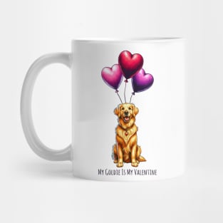 My Golden Retriever Is My Valentine Mug